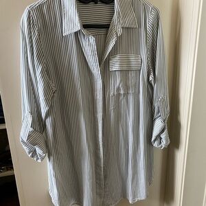Classic Striped Long Shirt